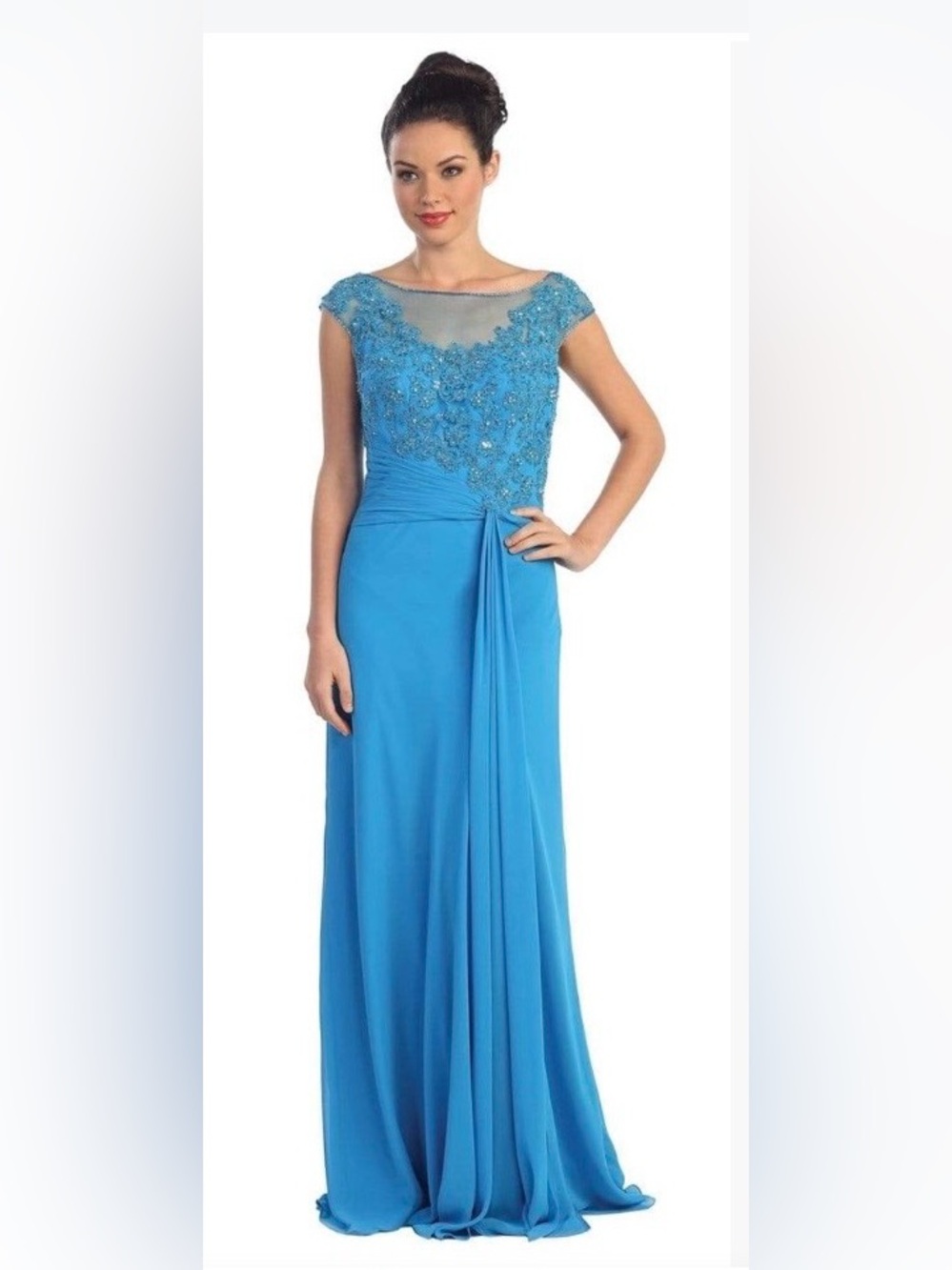 JJs House Teal Maxi Dress